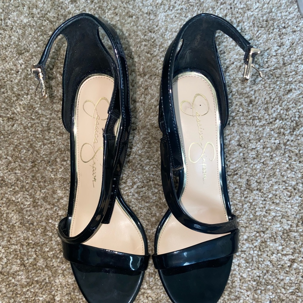Jessica Simpson Black Heels